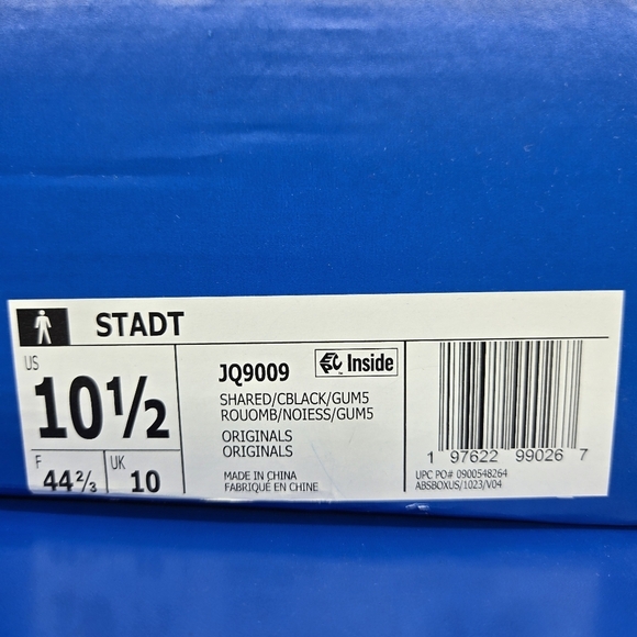 adidas Stadt Men\'s Suede Burgundy Shoes Size 10.5 New JQ9009 main image 8